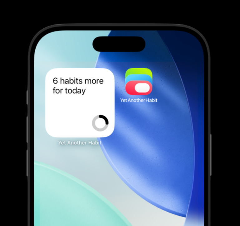 Yet Another Habit home screen widget